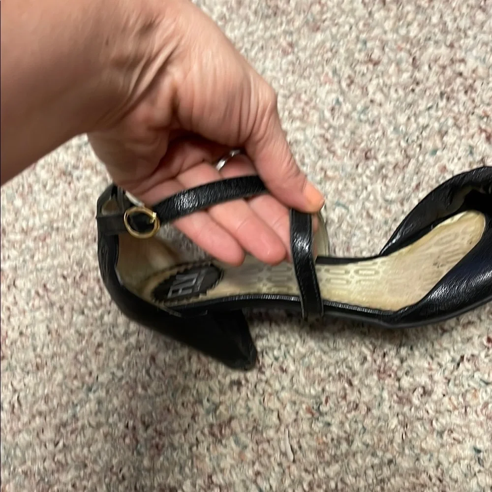 Fly London Black Heeled Sandals with Strappy Design - Picture 4 of 10